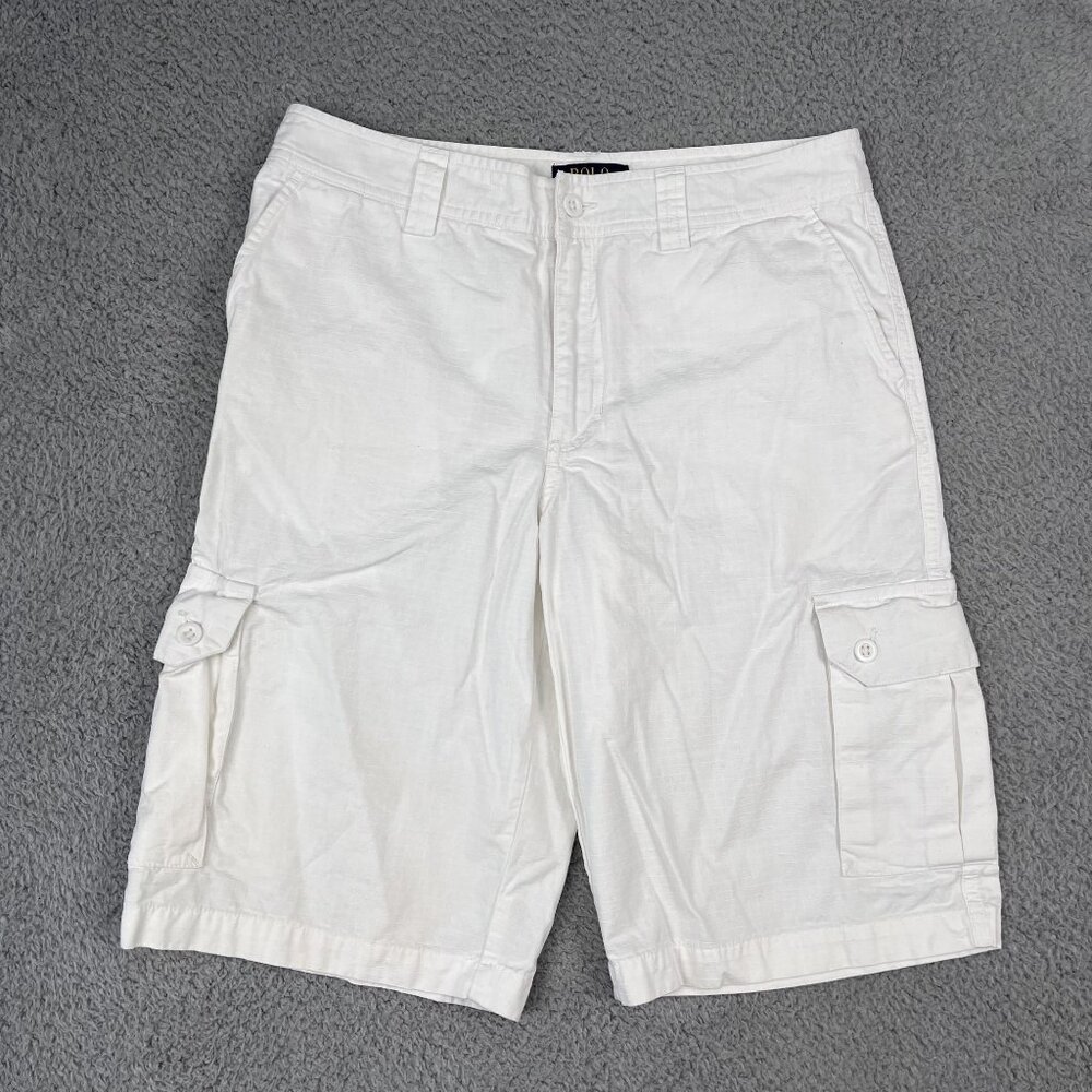 Polo by Ralph Lauren White Cargo Shorts for Kids